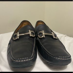 Salvatore Ferragamo Black men’s leather loafer
